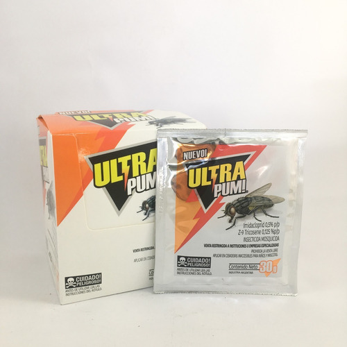 Imagen 2 de 6 de Ultra Pum - Cebo Mata Moscas Y Moscas De La Humedad X30 Gr