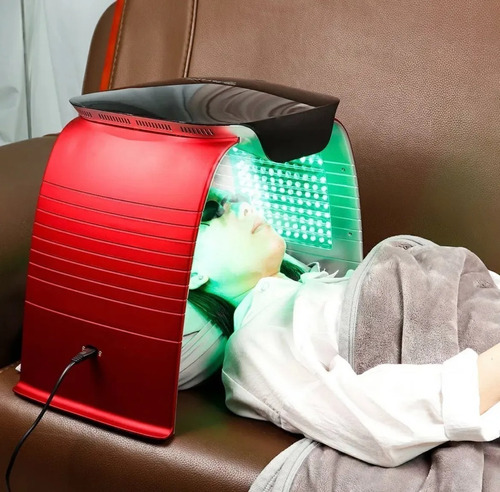 Imagen 6 de 10 de Cabina Led Ozono Fototerapia 7 Colores Corporal Facial Vapor