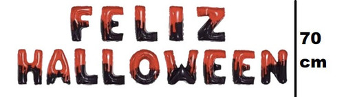 Set Globos Feliz Halloween Esqueleto Calabaza Telaraña Jack