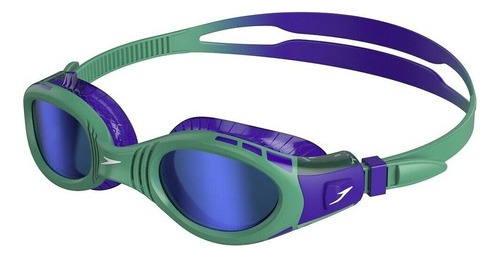 Antiparras Speedo Futura Biofuse Flexiseal Mirror Junior Color Violeta verde (174)