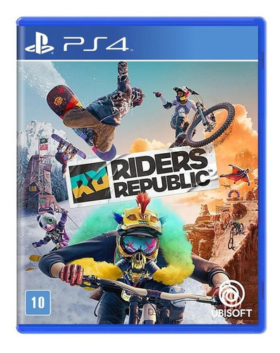 Jogo Midia Fisica Riders Republic Ubisoft Para Playstation 4