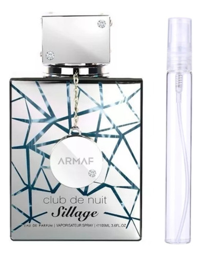 Perfume Club De Nuit Sillage Man Edp Original Decant 10ml