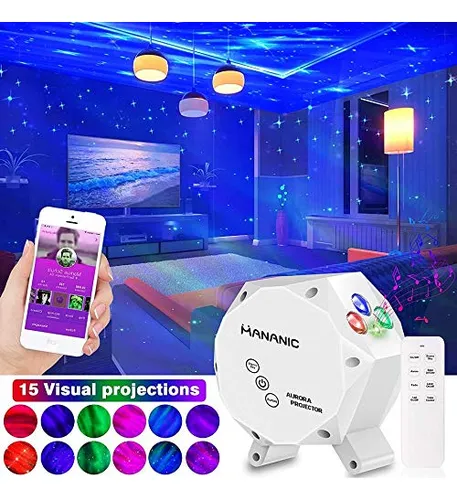 Sky Lite - Proyector Galaxy Control Remoto 3 1 Led Nebu...