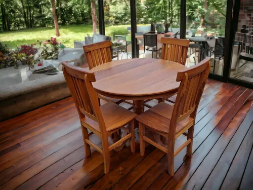 Conjunto Sala de Jantar e Cozinha Com 4 Cadeiras Madeira Maciça Branco