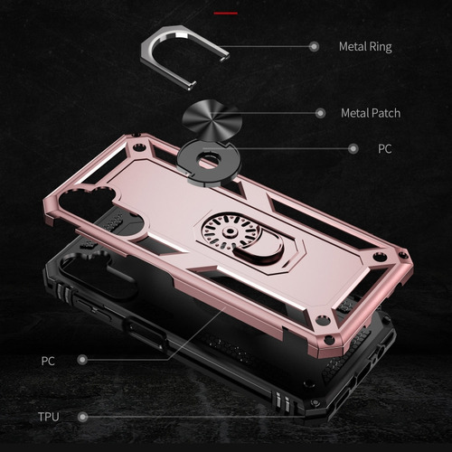 Funda Uso Rudo Shockproof Para Galaxy A14 4g/ 5g + Cristal