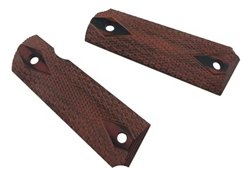 Cachas Grips Colt 1911 38 Super Caballito Madera Pistola 45 Cafe