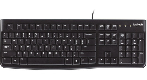 Teclado Logitech K120 Usb Ñ Compatible Windows Linux !!