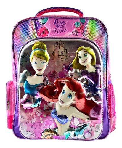Mochila Princesas Disney Original Tama o Primaria