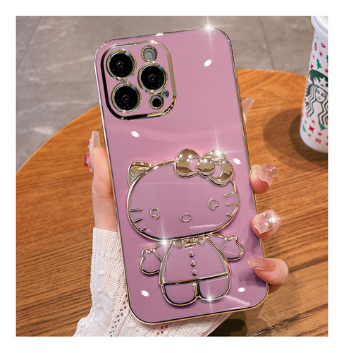 Funda Con Espejo Hello Kitty Retouch Para iPhone