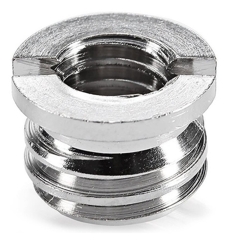 Imagen 10 de 10 de Adaptador De Rosca ¼ A 3/8 Para Camara Tripode Cabeza 5 Und.
