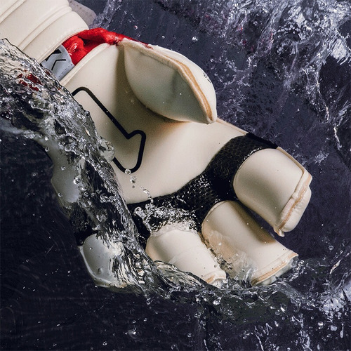 Imagen 4 de 6 de Guantes De Portero Kraken Spekter Pro Blanco/ Rojo
