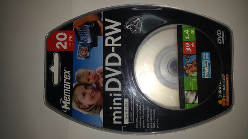 Discos - Memorex Mini Dvd Rw 8cm