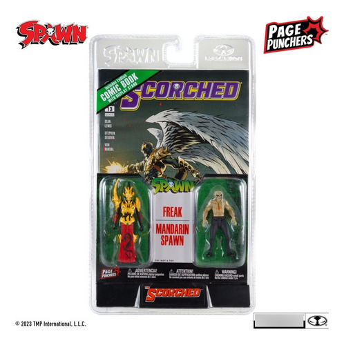 Spawn Freak/ Mandarin Spawn+ Comic Mcfarlane Scorched 90412