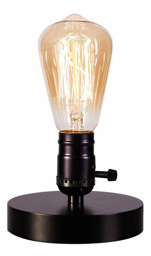 Licperron E26 E27 Lámpara De Mesa De Diseño Vintage Industri