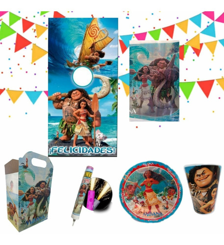 Moana Paquete De Fiesta Articulos 