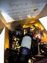 Comprar Caja Regalo Personalizado Eventos Padrinos Vinos Copas