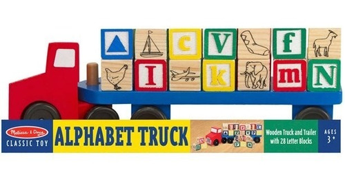 Camion Con Tacos Del Alfabeto Educacional Melissa And Doug