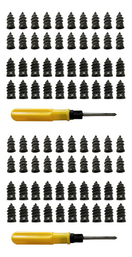 80 Clavos De Goma Para Reparación De Neumáticos, Tornillos D