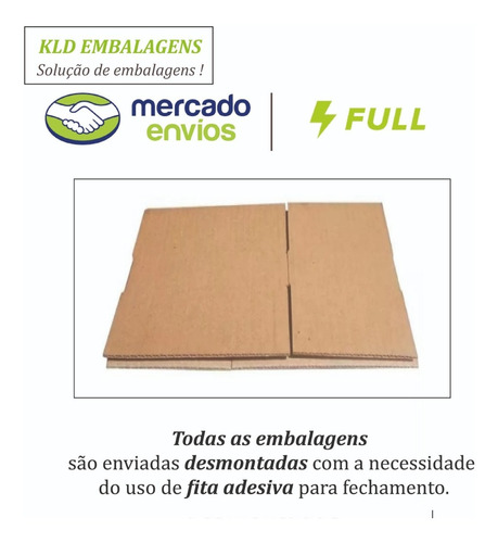 50 Caixas Papelão Loja De Fabrica Frete Gratis 18x13x09