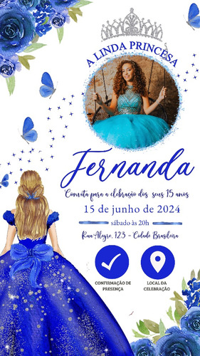 Convite Digital De 15 Anos