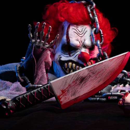 Cuchillo De Plástico Sangriento De Halloween, Cuchillo