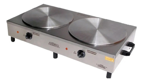 Máquina De Crepe Francês Panquequeira Elétrica 220v Ademaq