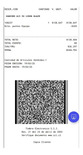 Celular Samsung Galaxy A15 5g Con Boleta