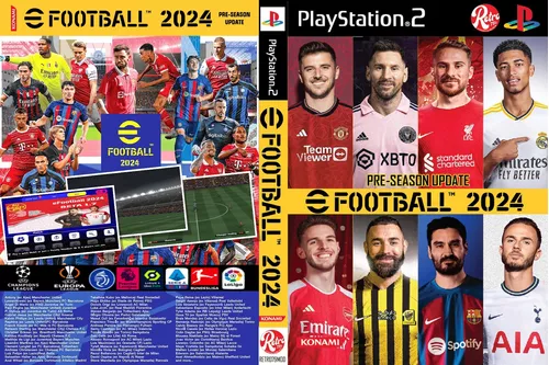 Pes Efootball Futebol Europeu Ps2 Dvd Estampado + Box