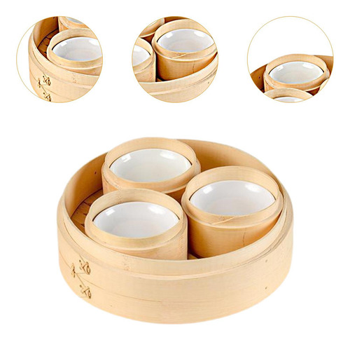 Cesta De Bambú Para Cocinar Al , Para Hacer Albóndigas, Al