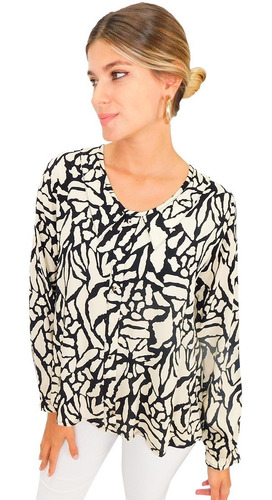 Imagen 2 de 10 de Blusa Mujer Fiesta Casual Dama Señora Estilo Cuello Camisa