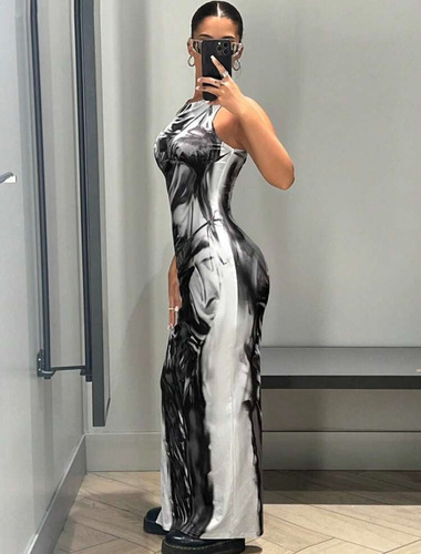 Vestido Importado Body Print