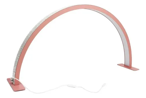 Lámpara De Manicura Media Luna De 29 Pulgadas – 392 LEDs Con 3 Modos De Color Y 10 Niveles De Brillo, Ideal Para Uñas, Pestañas Y Lectura (Blanco)