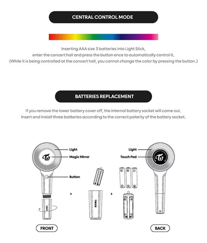 Aplicativo Bluetooth Twice Light Stick Oficial Original V3