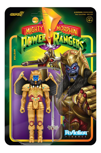Reaction Power Rangers Goldar - Super 7