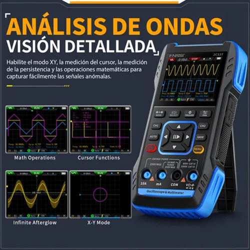 Multímetro Digital De Osciloscopio Portátil, Edición De Lujo
