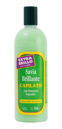 Capilatis Savia Brillante X 500ml - Máximo Desenredante