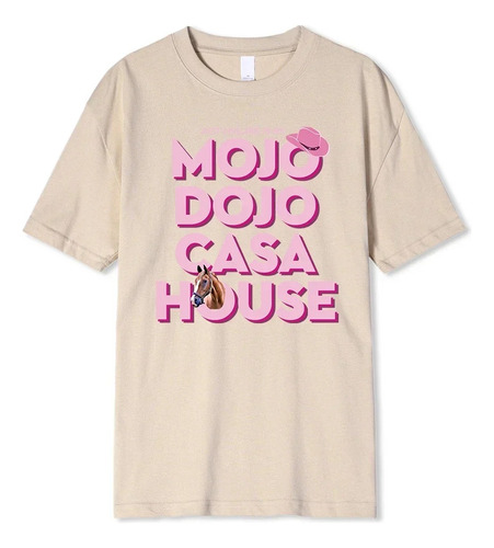Camiseta Manga Corta Estampada Mojo Dojo Casa House