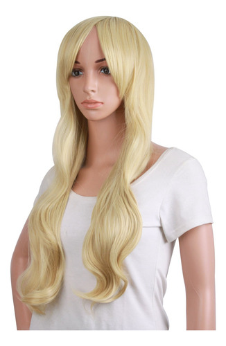 Peluca Mapofbeauty, Larga, Rizada, Natural, A La Moda, 50 Cm