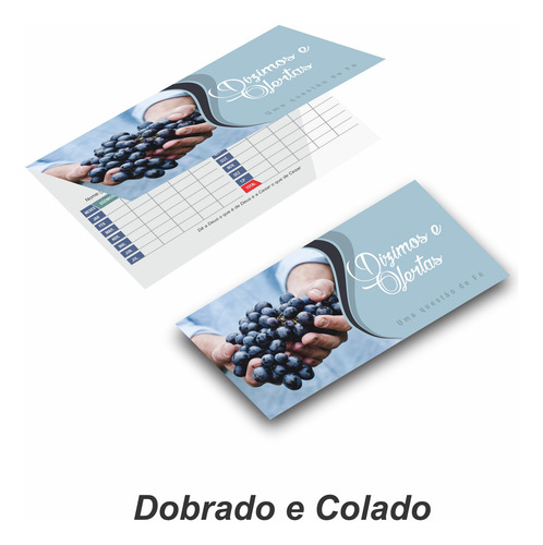 Envelope De Dízimo E Oferta Pesonalizado 700 Unidades