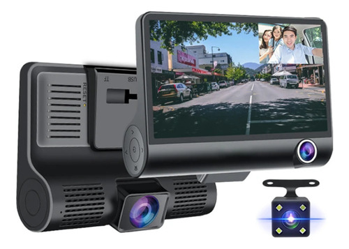 Cámara De 3 Lentes Para Grabadora Dvrs De Vehicle Way Camera