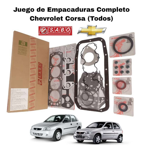 Juego Kit Empacadura Chevrolet Corsa 1.4 1.6