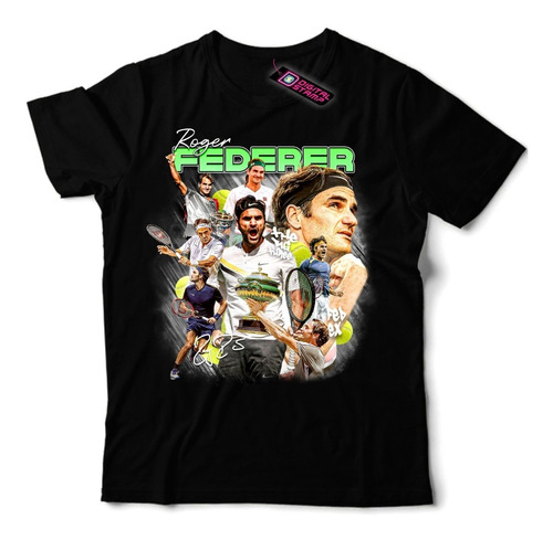 Remera Roger Federer Tenis 12 Dtg Premium  Algodon