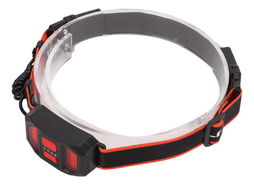 Faro Rojo Led Cob Highlight, Cabezal Recargable
