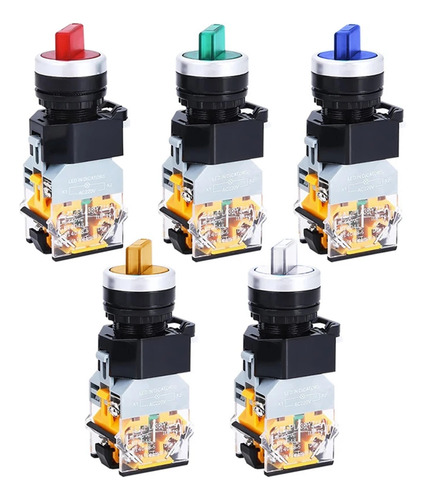 Czke 22mm La38-11xd/2/la38-20xd/3 Knob Switch With Led Lamp