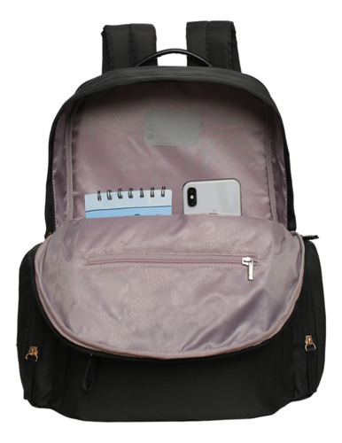 Mochila Ejecutiva Mujer Scala Negra Head