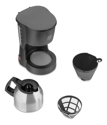 Cafeteira Elétrica 15 Xícaras C/ 127v Multi - Go039 Cor Preto