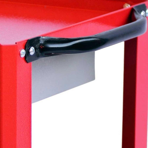 Imagem 3 de 4 de Carrinho Porta Ferramentas Multiuso Com Roda Vermelho Fercar