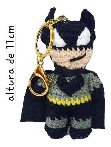 Batman En Llavero Amigurumi 