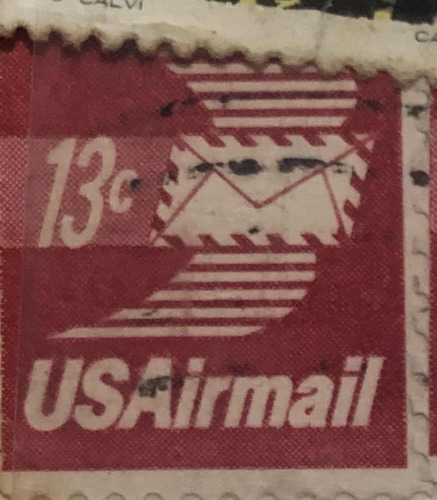 Estampilla Usairmail 13c