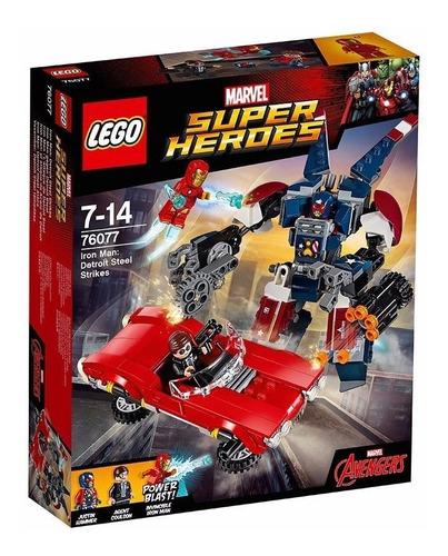 Lego Super Heroes 76077 Ironman:ataque De Acero De Detroit